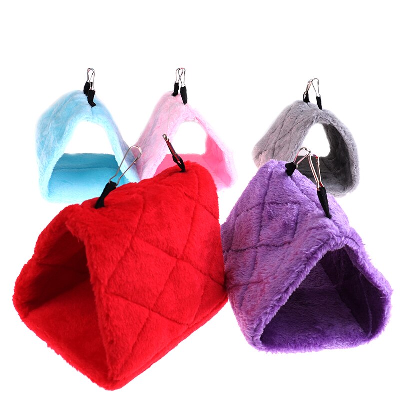 Winter Warm Bird Nest Parrot Budgerigar Flannel Cotton Nest For Hammock Cage Hut Tent Bed Hanging Cave Small Pets Bird Supplies