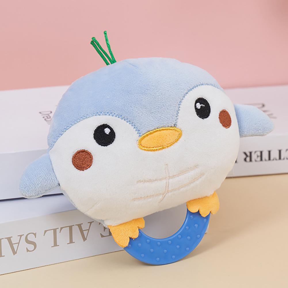 Pet Dog Cartoon Penguin Shape Plush Toy Bite-resistant Cotton Rope Pet Chew Squeak Toys Pet Products