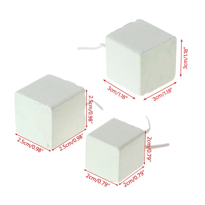 2/2.5/3cm Square Grinding Stone Rabbit Rat Hamster Guinea Teeth Chew Toys Cute Teeth Molar Stone Hang Small Pet Squirrel Toys