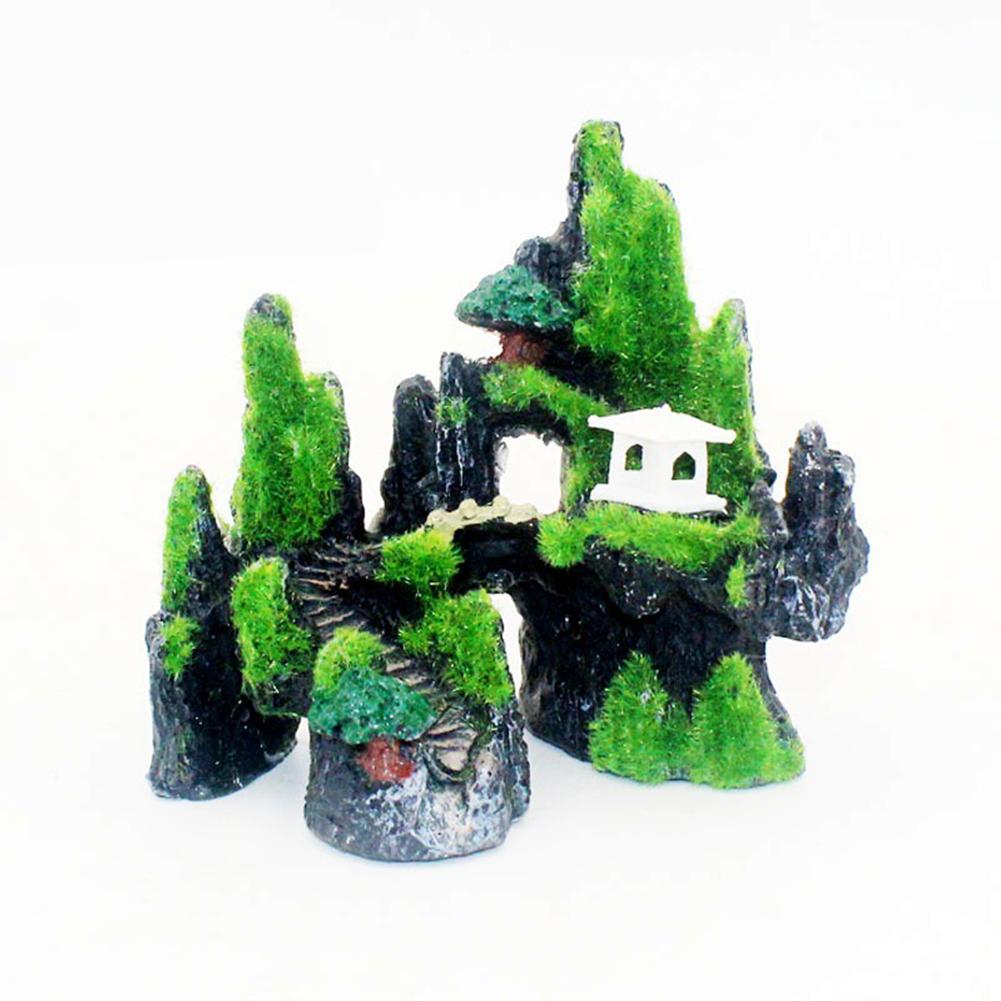 Simulation Moss Coral Reef Artificial Ornaments Resin Rockery Fish Tank Aquarium Landscaping Decoration
