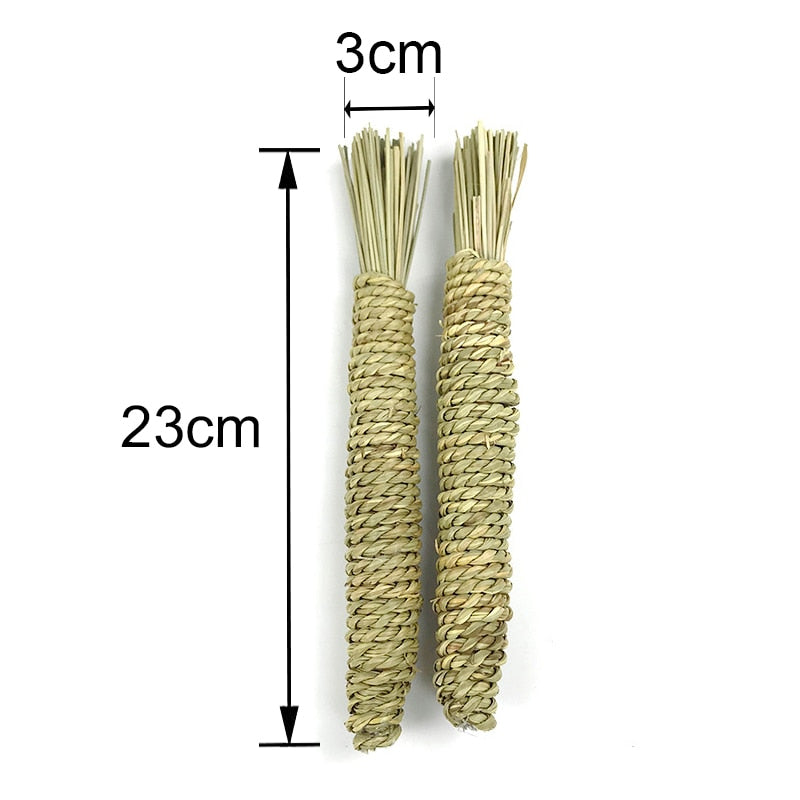 Rabbit Chew Toy Guinea Pigs Chew Treat Play Molar Toy Cage Entertainment Accessories For Bunny Hamsters Rat Chinchilla Gerbils