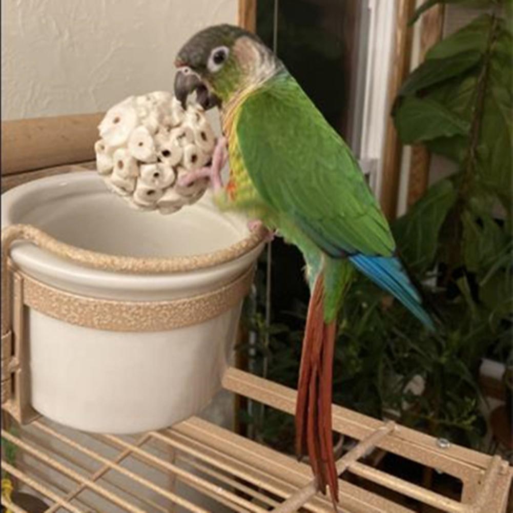 Natural Sola Balls Soft Chew Foraging Bird Toy For Rabbit Parrots Chinchillas Hamster Guinea Pig