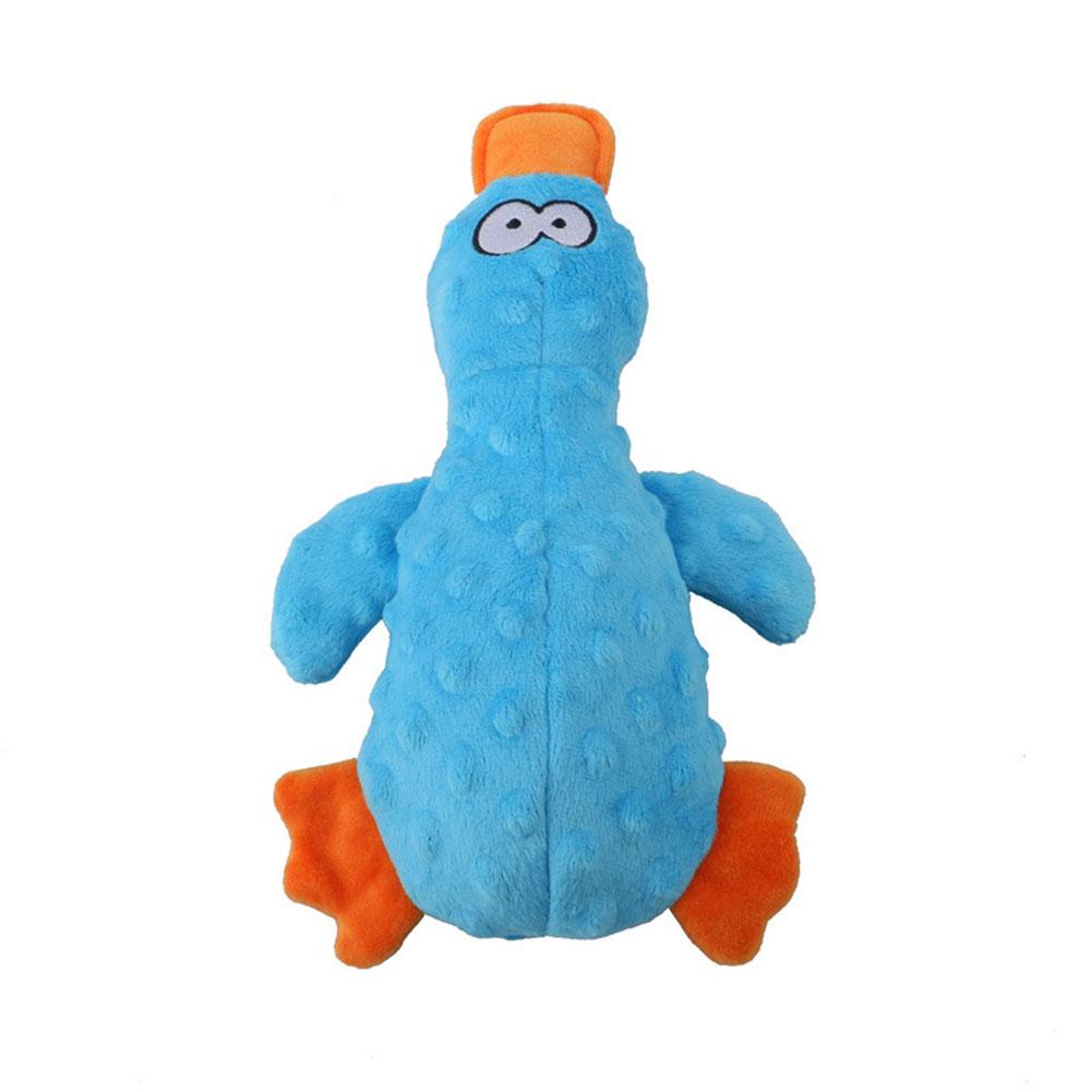 Pet Plush Duck Bite-resistant Interactive Stuffed Squeaking Toys Molar Chew Toys Cat Dog Supplies