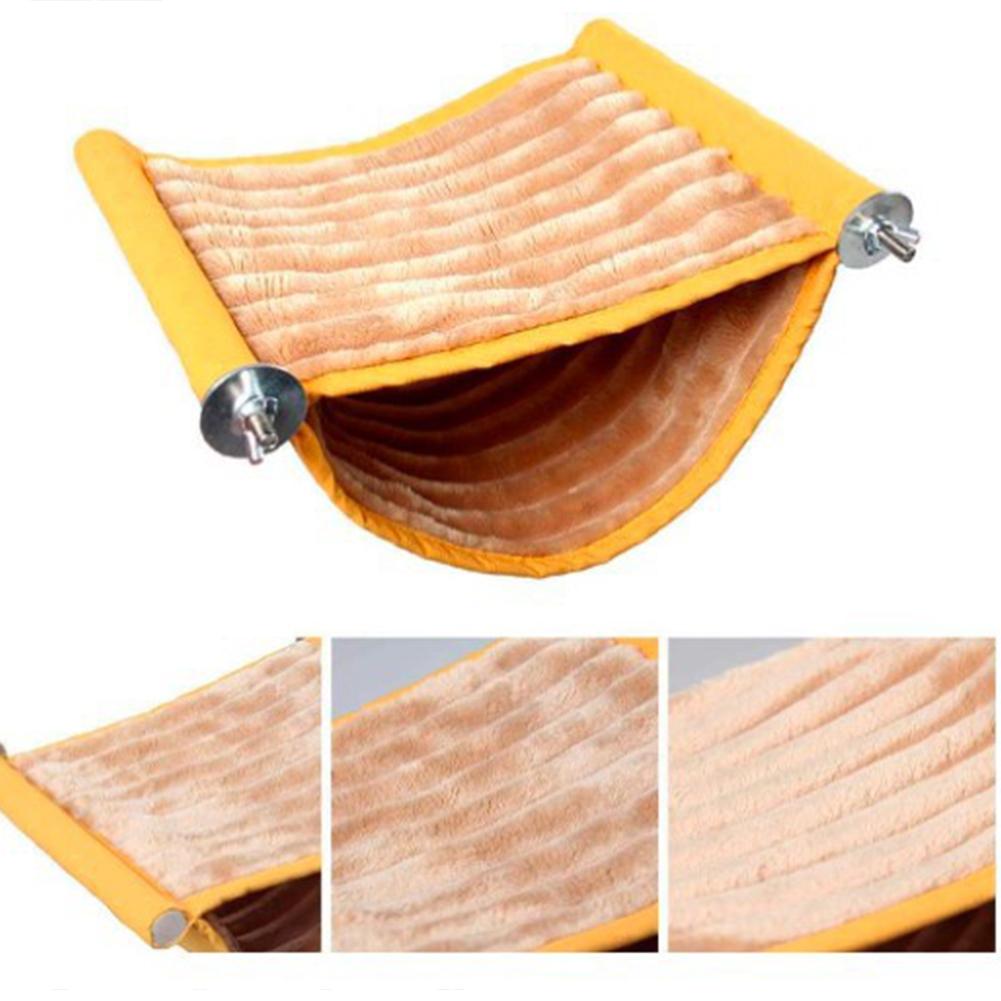Pet Bird Hanging Hammock Warm Nest Bed Removable Washable Parrot Bird Cage Perch For Parrot Hamster House Accessories
