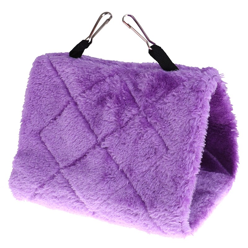Winter Warm Bird Nest Parrot Budgerigar Flannel Cotton Nest For Hammock Cage Hut Tent Bed Hanging Cave Small Pets Bird Supplies