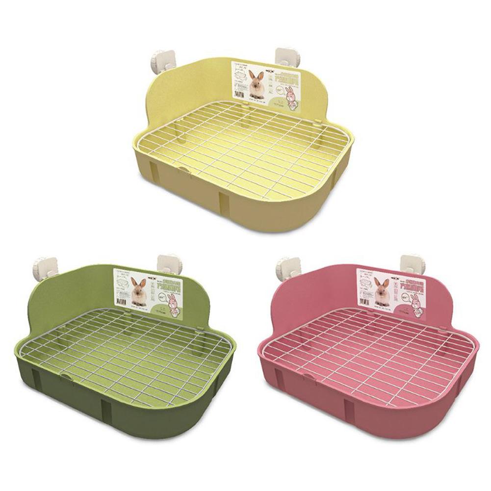 Pet Rabbit Square Toilet Potty Trainer Cleaning Supplies For Small Animals Chinchilla Guinea Pig
