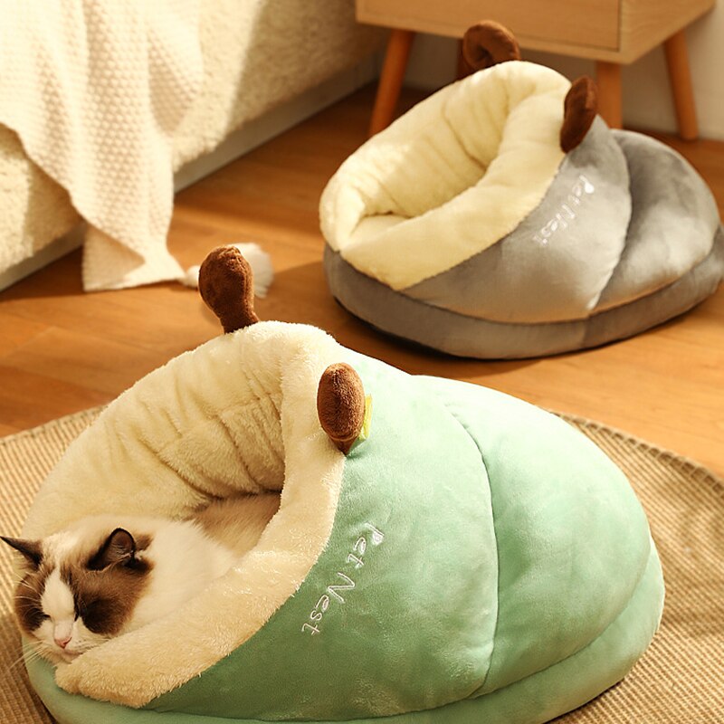 S/M/L Warm Cat Bed For Portable Pet Beds Sweet Kittens Basket Cushion Cat Pillow Mat Tent Puppy Nest Cave Cats House Products