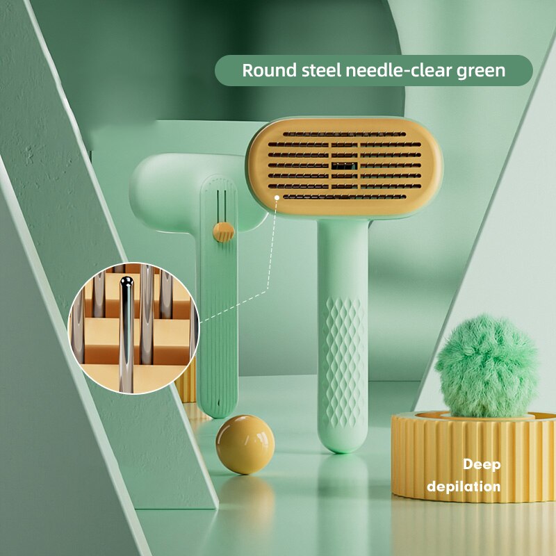 HOOPET Dog Hair Remover Brush Cat Hair Grooming Care Comb Pet Removes Hairs Cleaning Bath Brush Dog Supplies Pet Accessories