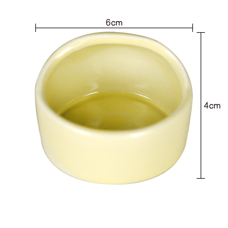Hamster Bowl Food Dish Ceramic Small Animal Bowl Prevent Knocking Over For Food Splashing Gerbil Chinchilla Rat Ferret Hedgehog