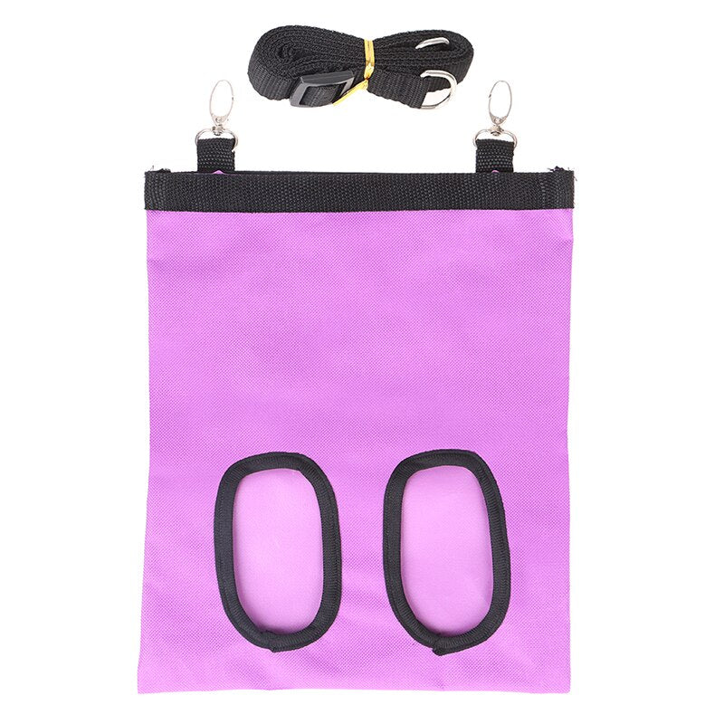 7 Colors Hay Bag Hanging Pouch Feeder Holder Feeding Dispenser Container for Rabbit Guinea Pig Small Animals Pet