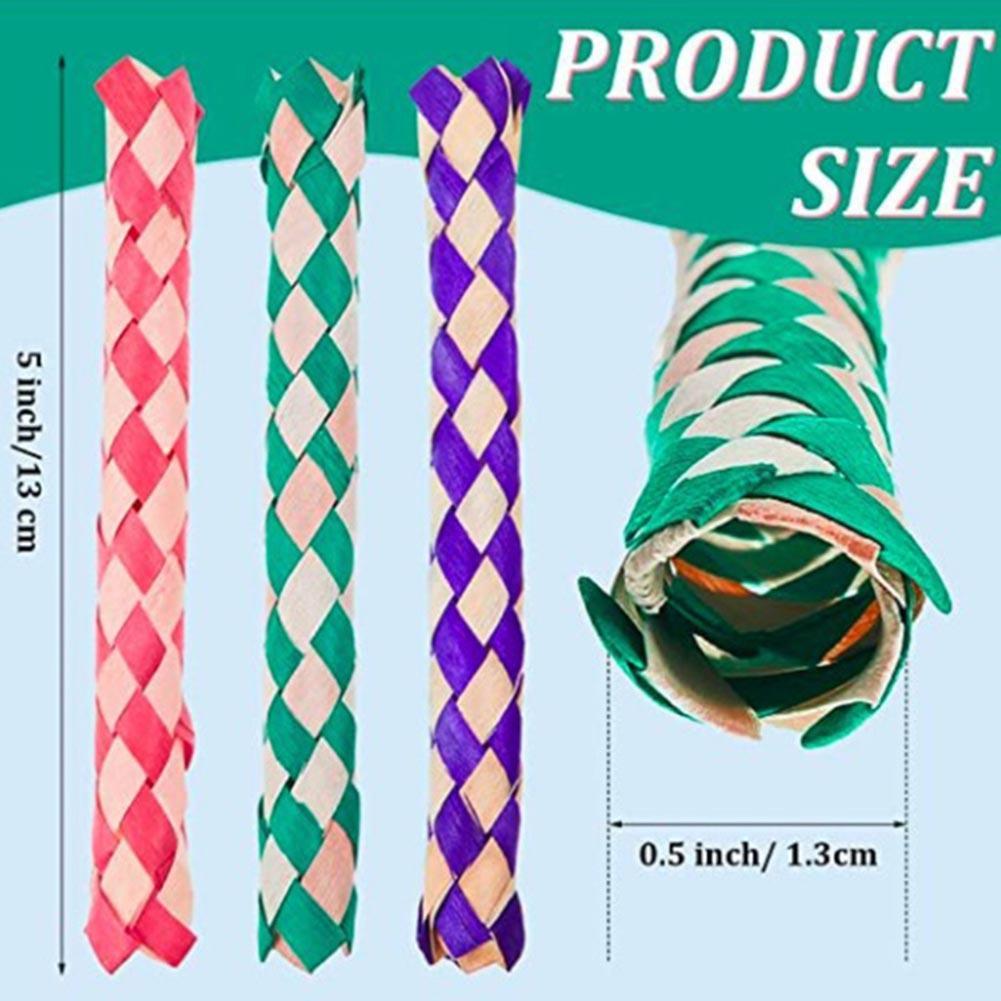 24pcs Parrot Chewing Toys Colorful Lightweight Bird Shredder-Toys Bird Cage Accessories Pet Products
