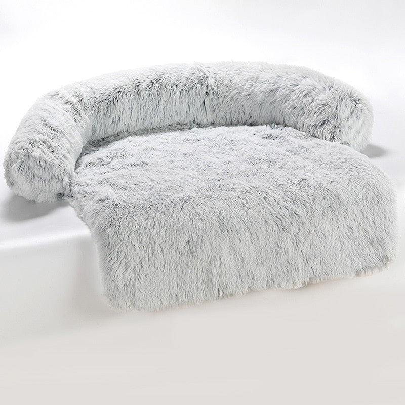 Removable Pet Dog Bed Plush Large Dogs House Sofa Mat Winter Warm Pets Bed Pad Washable Dog Cushion Blanket Sofa Cover