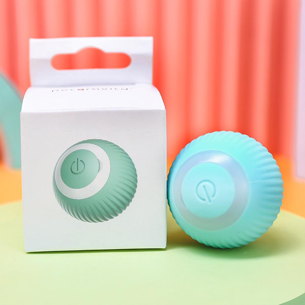 Silicone Cat Ball Toys Type-c Charging Smart Automatical Interactive Training Cat Toys Pet Accessories