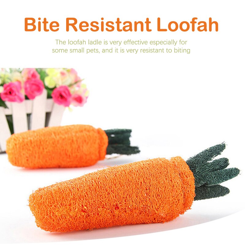 4PCS Small Pet Chewing Grass Ball Guinea Pig Rabbit Hamster Small Animal Play Teeth Grinding Chew Molar Toys Pet Supplies
