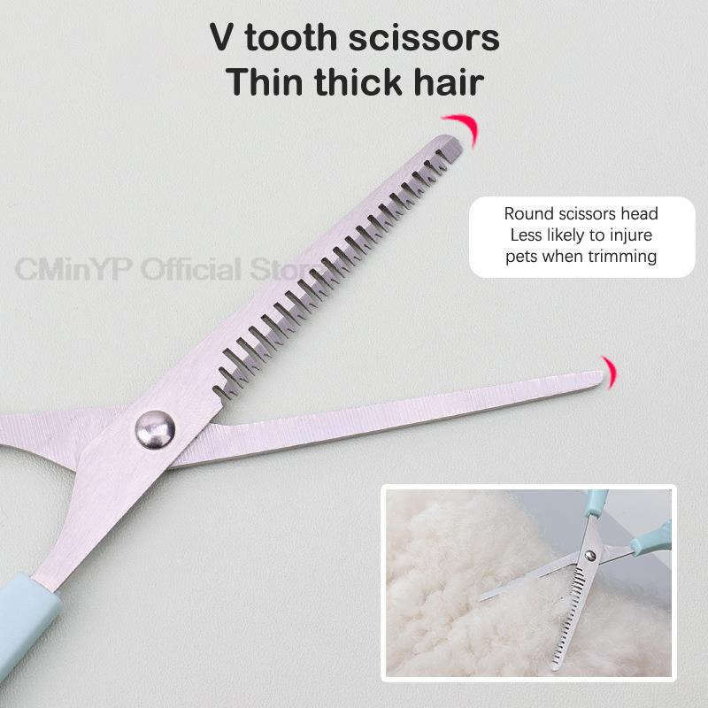 3PCS Pet Dog Professional Grooming Scissors Shears Pet Cough Scissor Comb for Cutting Dogs Hair Hairdresser Beauty for Animals