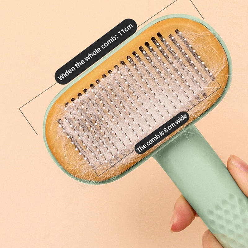 HOOPET Dog Hair Remover Brush Cat Hair Grooming Care Comb Pet Removes Hairs Cleaning Bath Brush Dog Supplies Pet Accessories