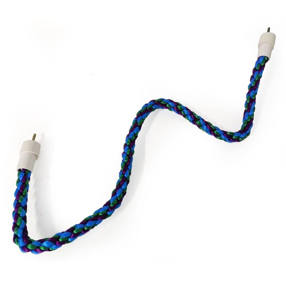 Birds Stand Perch 30cm 55cm 80cm 105cm Hanging Braided Chew Rope Cage Training Toy For Large Medium Small Parrot
