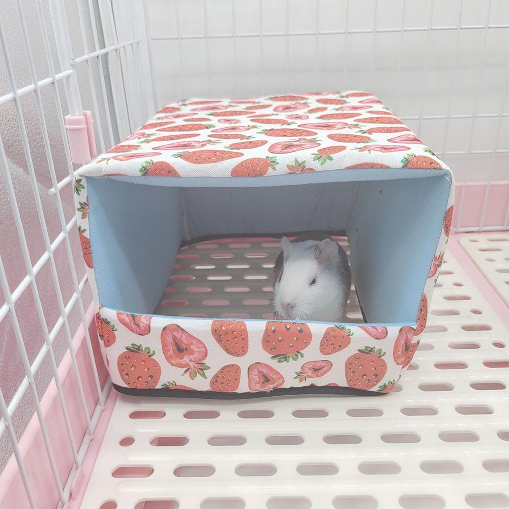 Pet Bottomless Cotton Nest Small Pet Hidden House Shelter Sleeping Bed For Rabbit Hedgehog Guinea Pig