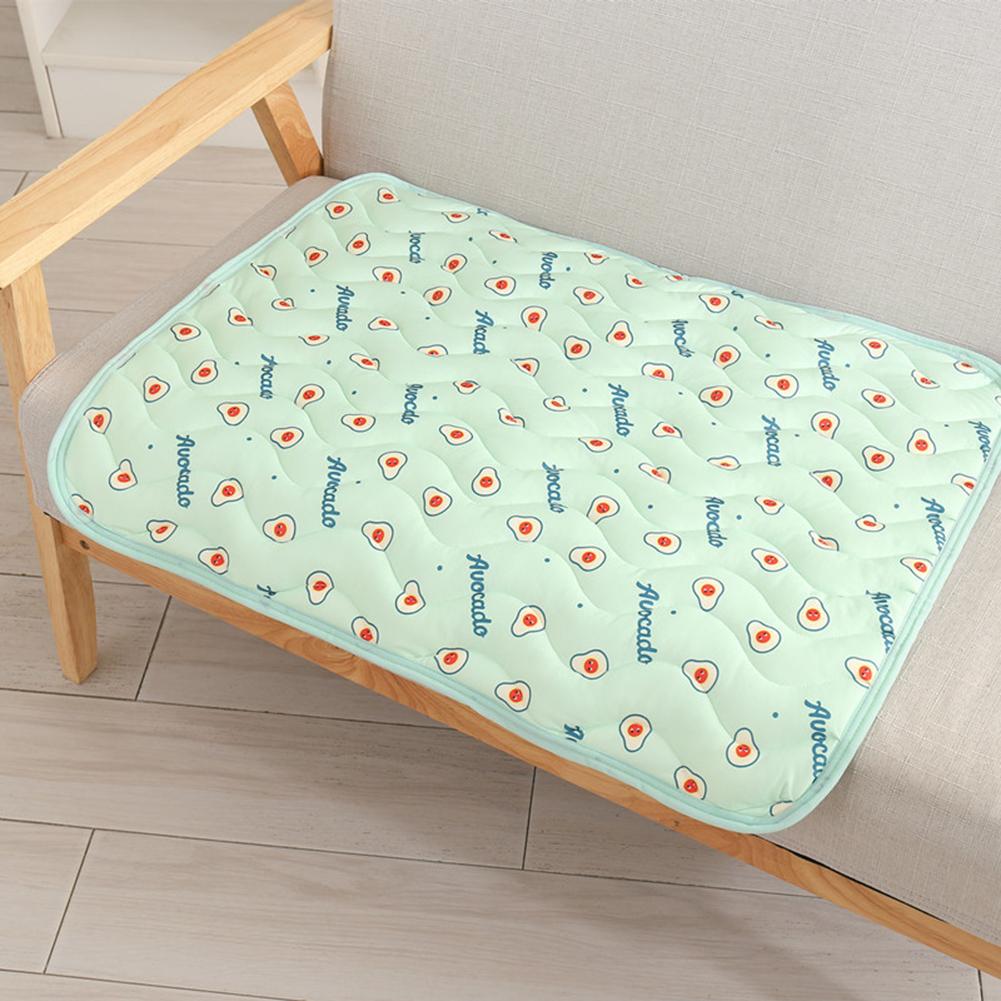 Pet Cooling Mat Ice Pad Comfortable Breathable Ice Silk Seat Cushion Pet Summer Supplies For Dogs Cats