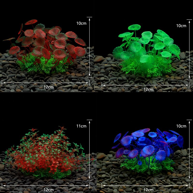 21 Style Artificial Water Plants Underwater Fish Tank Decor Water Weeds Ornament Aquarium Plastic Fish Tank Grass Plant