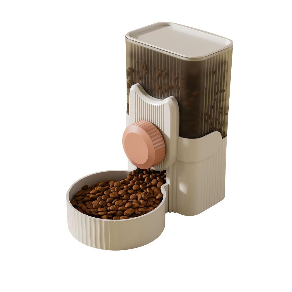 Pet Cats Dogs Hanging Water Dispenser Automatical Drinking Fountain Feeder Food Container Pet Cage Accessories