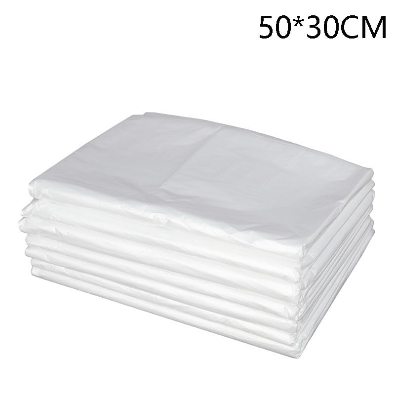 50Pcs Disposable Rabbit Cage Liner 4Size Plastic Bunny Cage Mat Film Replacement Diapers Universal Toilet Film For Small Animals