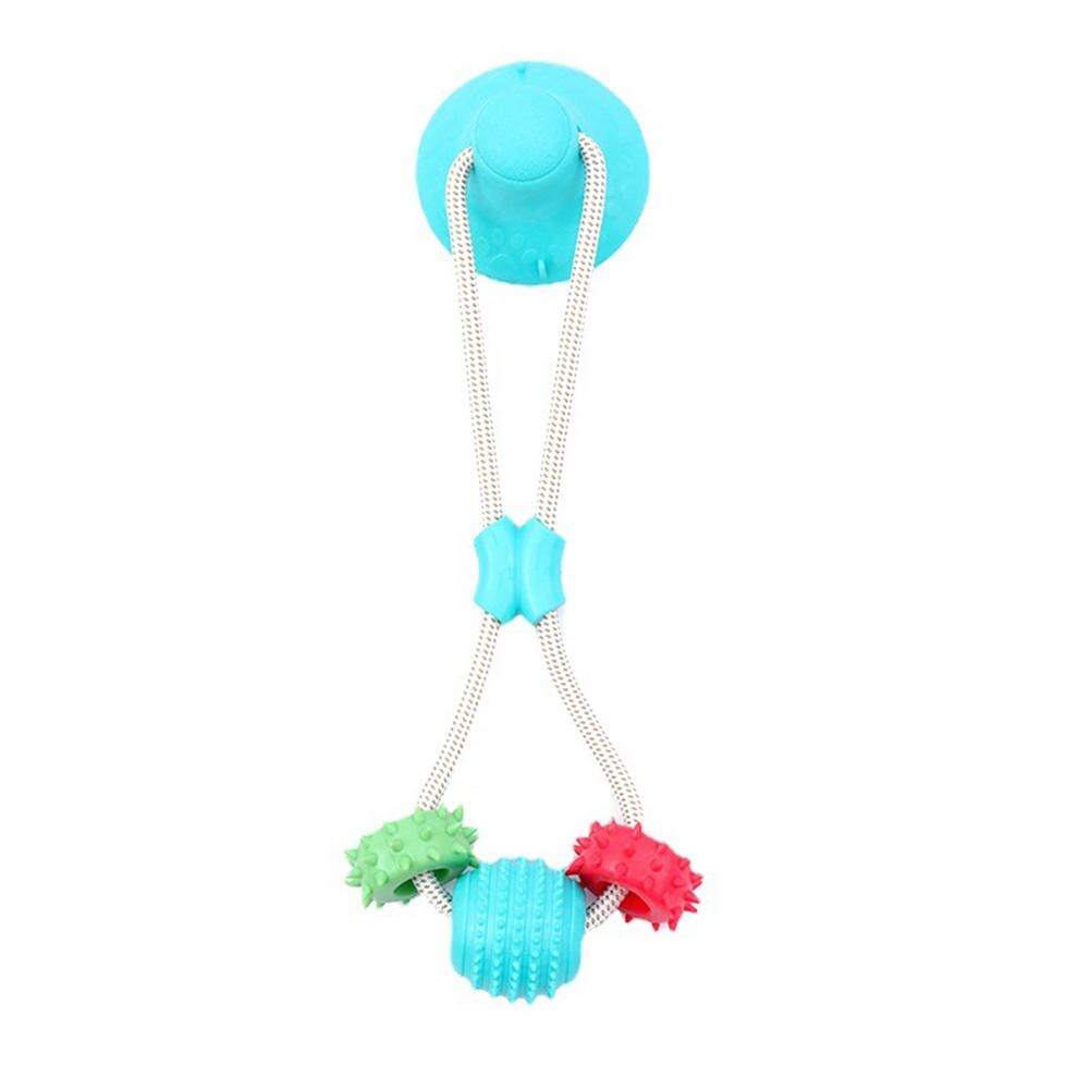 Pet Suction Cup Elastic Pull Rope Toy Wear-resistant Bite-resistant Teeth Cleaning Chewing Toys Pet Supplies