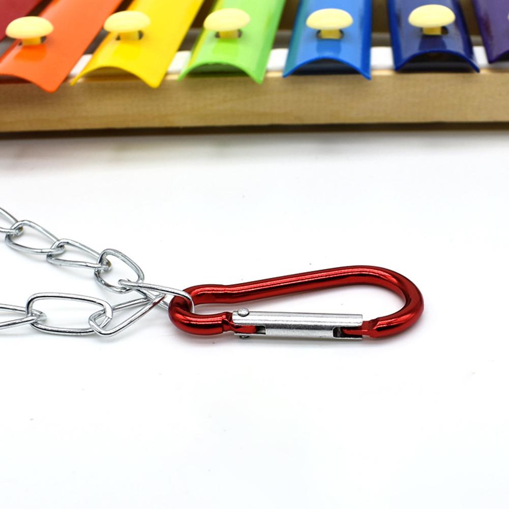 Bird Colorful Hanging Xylophone Toy Bird Cage Accessories With Bells For Chicken Bird Parrot Parakeet Budgies