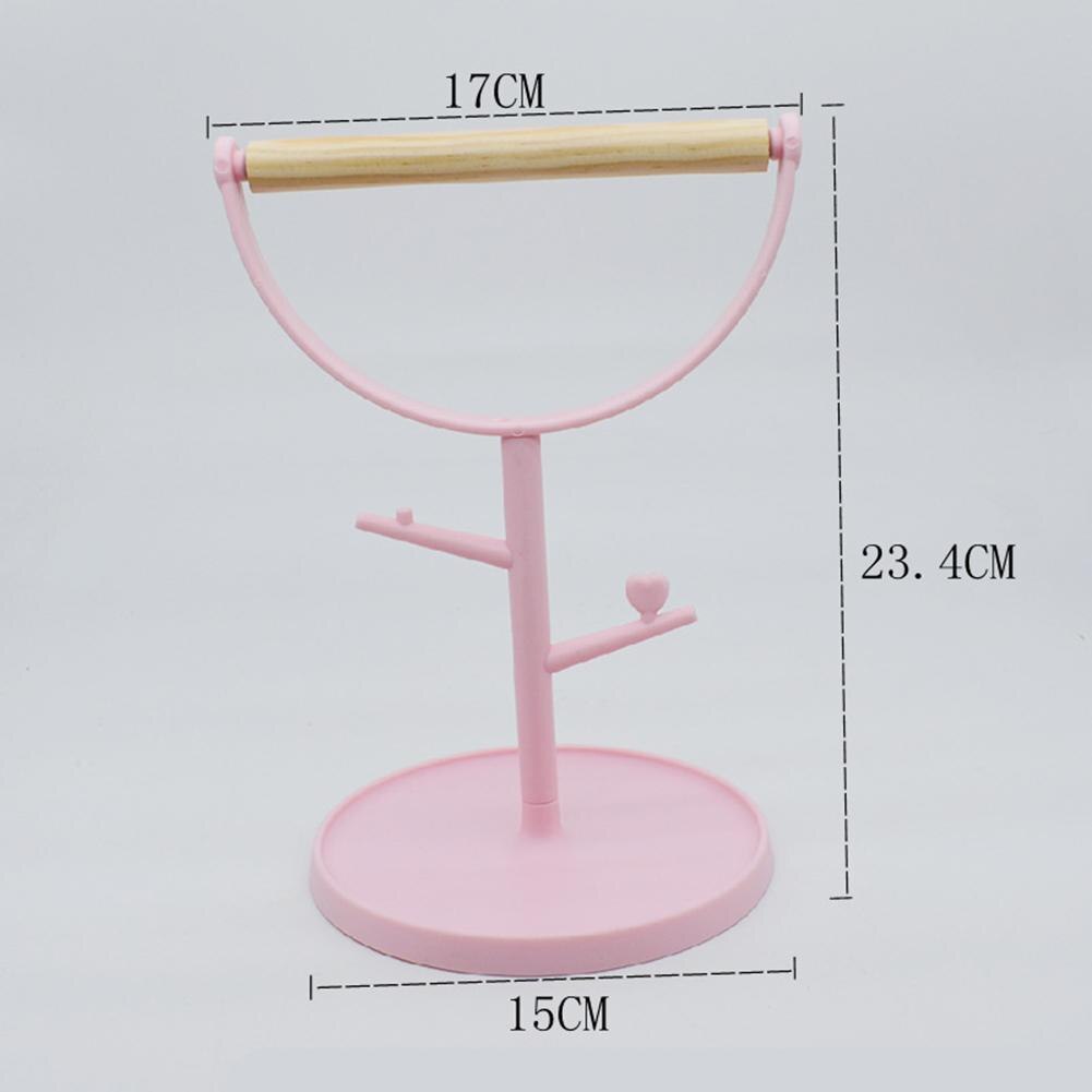 Bird Perch Rest Stand Desktop Training Platform Playstand Portable Bird Cage Toys Bird Supplies