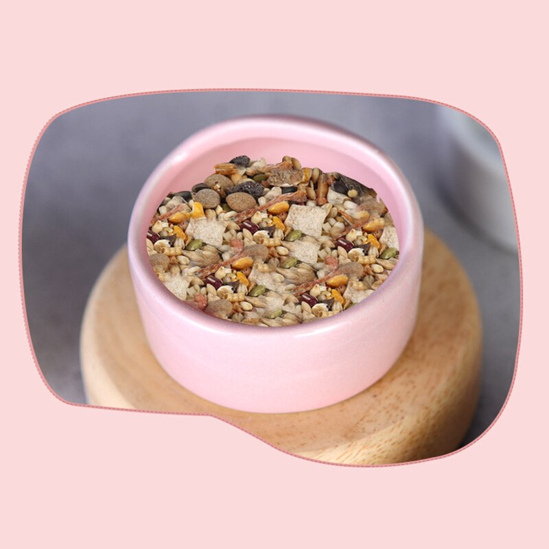 Hamster Bowl Food Dish Ceramic Small Animal Bowl Prevent Knocking Over For Food Splashing Gerbil Chinchilla Rat Ferret Hedgehog