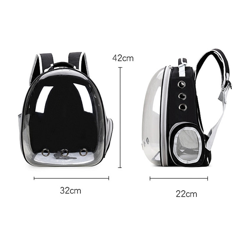 18Colors Carrier for Cat Puppy Breathable Portable Pet Bag Stroller Carrying Backpack Transparent Space Backpack Travel Products