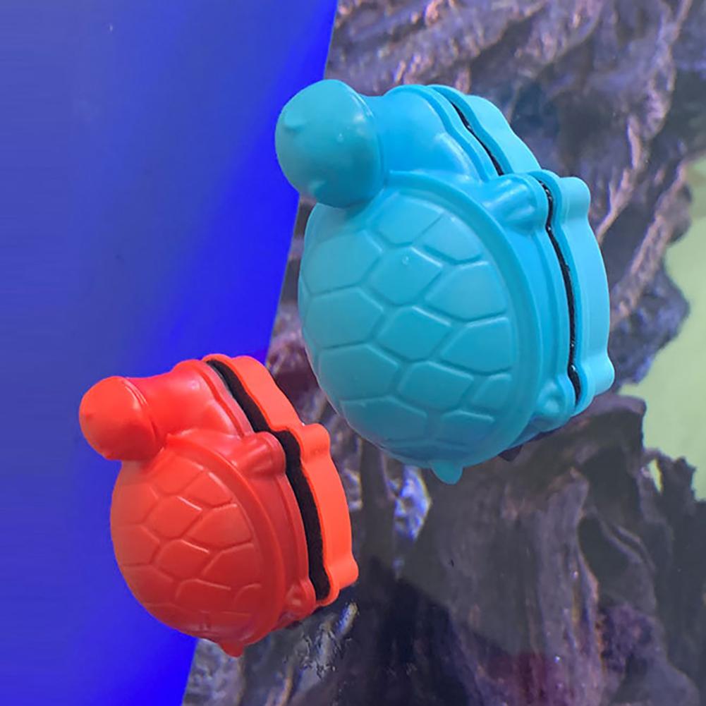 Cartoon Mini Magnetic Glass Cleaning Brush Algaes Scraper Glass Cleaner Aquarium Fish Tank Accessories