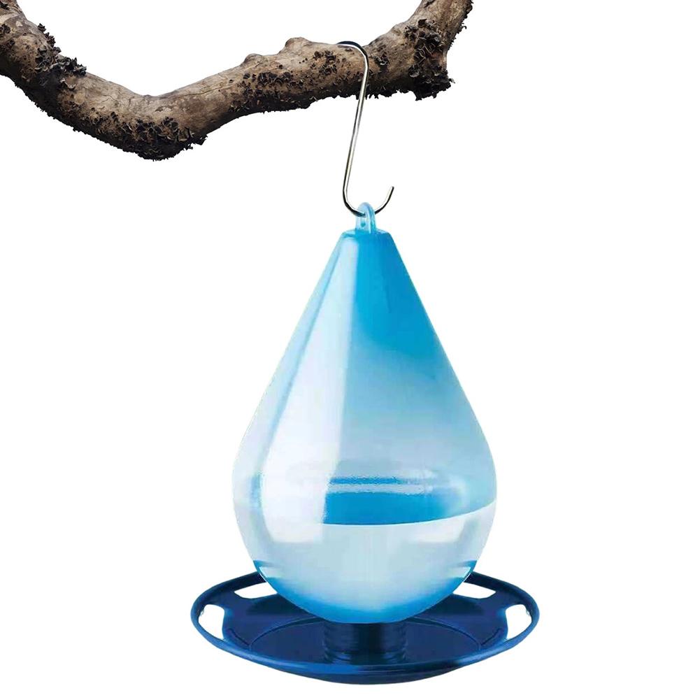 Outdoor Hanging Hummingbird Feeder Unique Drop Shape Bird Feeder Water Feeding Device Food Container