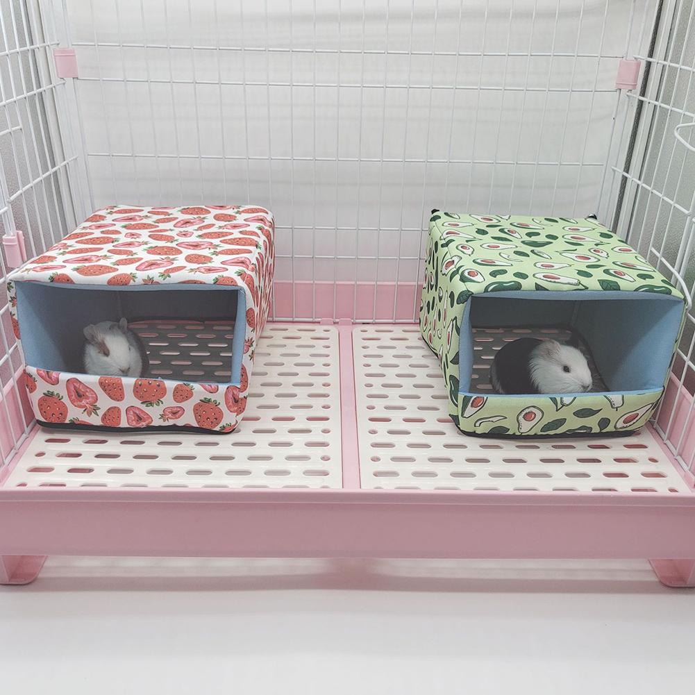 Pet Bottomless Cotton Nest Small Pet Hidden House Shelter Sleeping Bed For Rabbit Hedgehog Guinea Pig