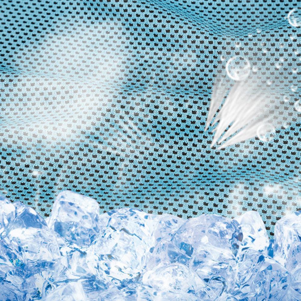 Pet Dog Summer Cooling Scarf Adjustable Drawstring Design Prevent Heat Stroke Cooling Towel Fashion Cartoon Print Ice Collar