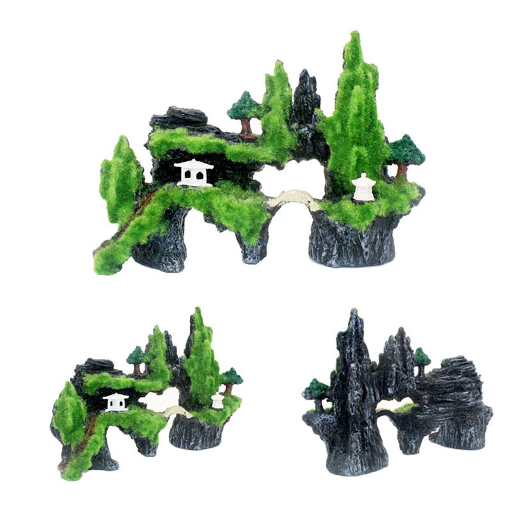 Simulation Moss Coral Reef Artificial Ornaments Resin Rockery Fish Tank Aquarium Landscaping Decoration