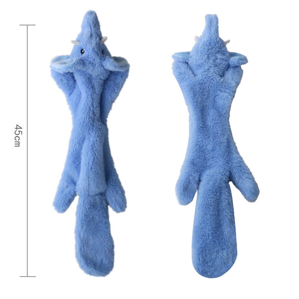 Pet Dog Plush Toys Pig Elephant Shape Boredom-resistant Bite-resistant Stuffed Squeaking Toys