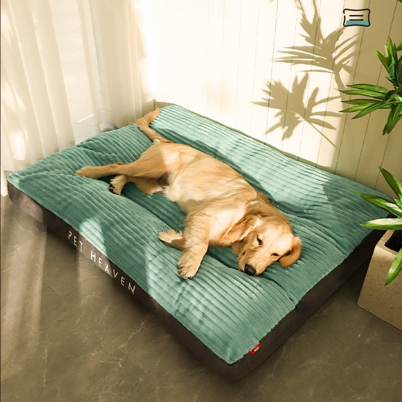 HOOPET Dog Mat Sleeping with Winter Floor Mat Removable And Washable Pet Four Seasons Universal Kennel Winter Large Dog