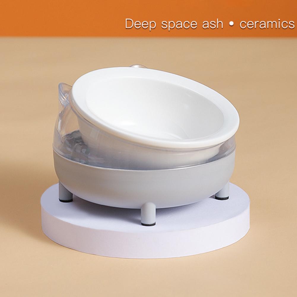 Cat Food Bowl Multipurpose Anti Slip Detachable Design Pet Feeder Water Dispenser Container Pet Supplies