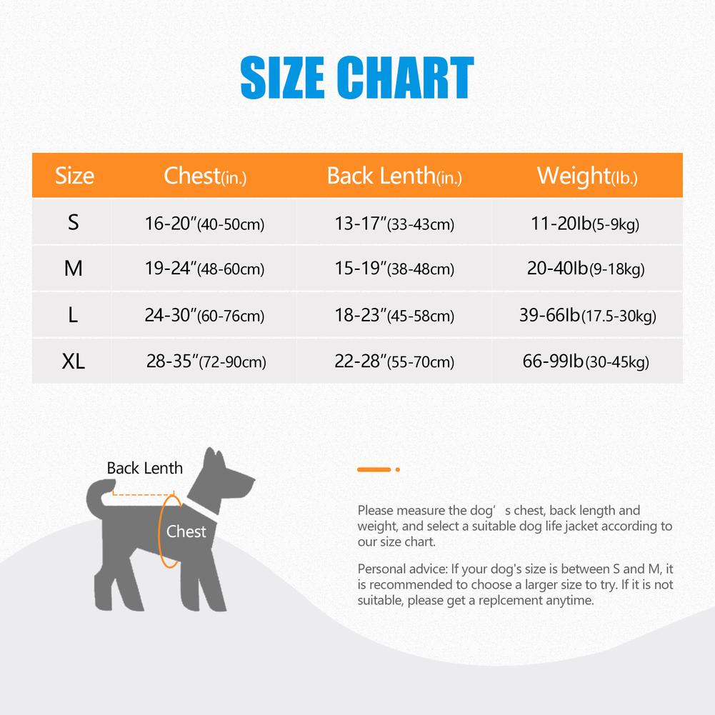 Pet High Buoyancy Life Jacket Oxford Cloth Adjustable Safety Vest With Pump For Small Medium Large Dogs