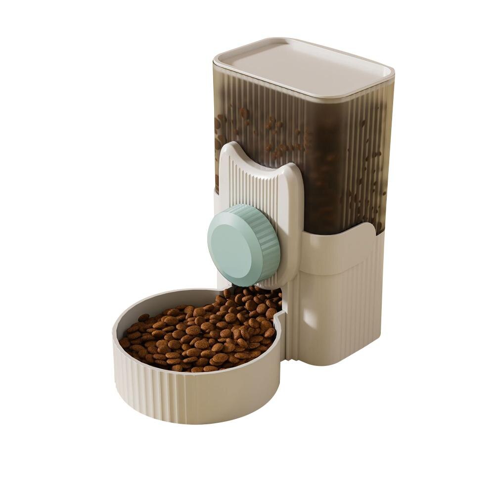 Pet Cats Dogs Hanging Water Dispenser Automatical Drinking Fountain Feeder Food Container Pet Cage Accessories