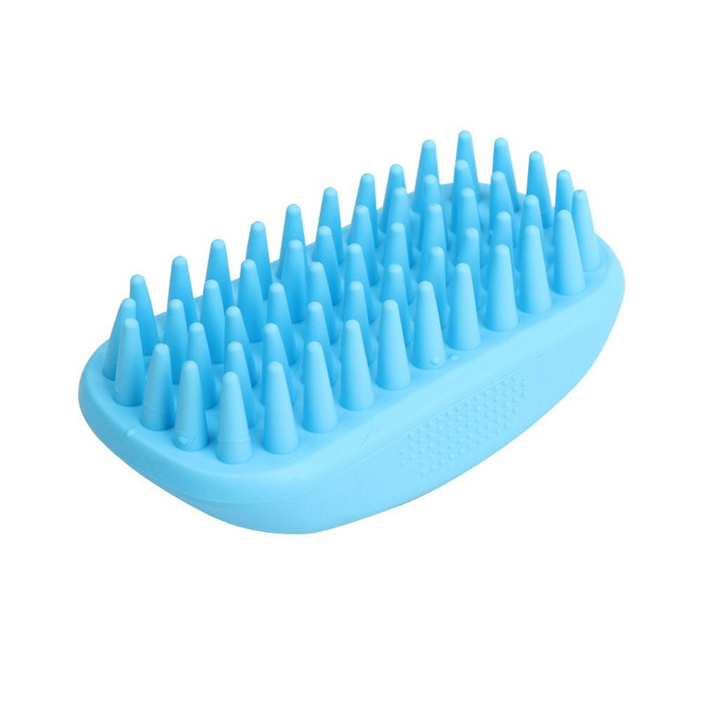 Pet Rubber Bath Brush Soft Massage Comb Grooming Brush Pet Supplies For Short Long Haired Dogs Cats