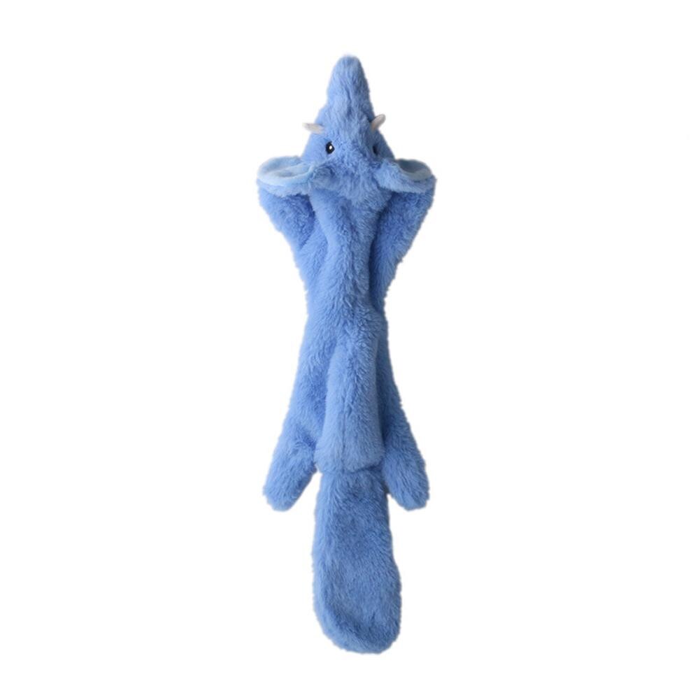 Pet Dog Plush Toys Pig Elephant Shape Boredom-resistant Bite-resistant Stuffed Squeaking Toys