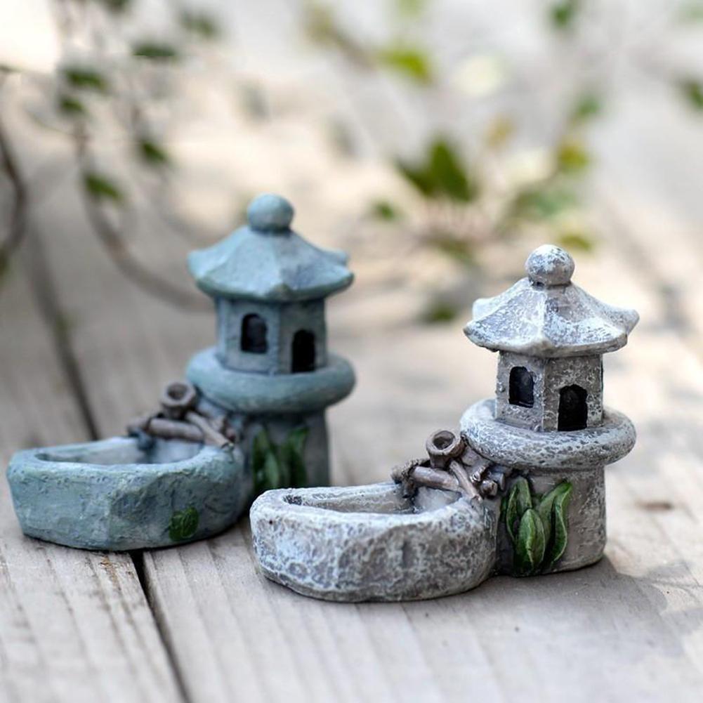 Artificial Resin Succulent Plant Ornament Micro Landscape Layout Prop For Pool Fish Tank Decoration