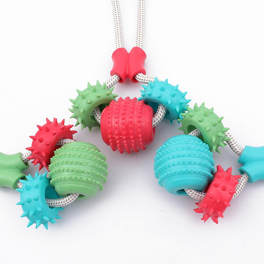 Pet Suction Cup Elastic Pull Rope Toy Wear-resistant Bite-resistant Teeth Cleaning Chewing Toys Pet Supplies