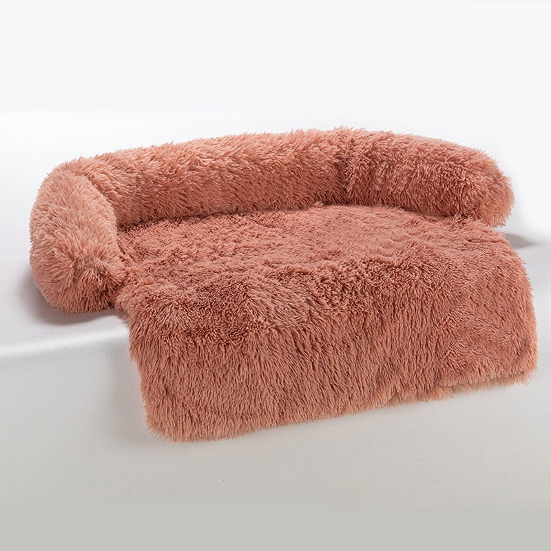 Removable Pet Dog Bed Plush Large Dogs House Sofa Mat Winter Warm Pets Bed Pad Washable Dog Cushion Blanket Sofa Cover