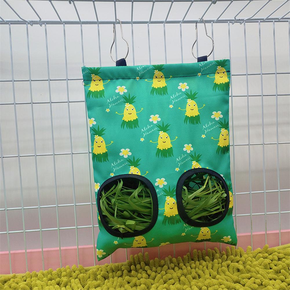 Hay Feeder Grass Feeding Bag Food Dispensers Pets Cage Accessories For Chinchilla Mole Guinea Pig Rabbit