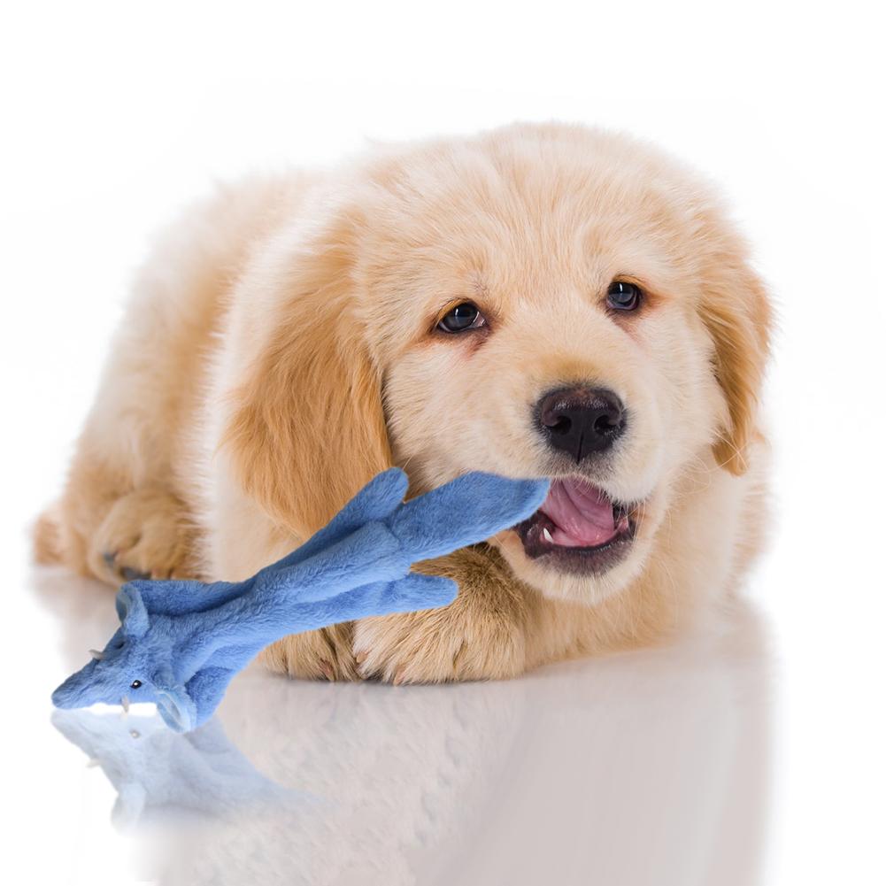 Pet Dog Plush Toys Pig Elephant Shape Boredom-resistant Bite-resistant Stuffed Squeaking Toys