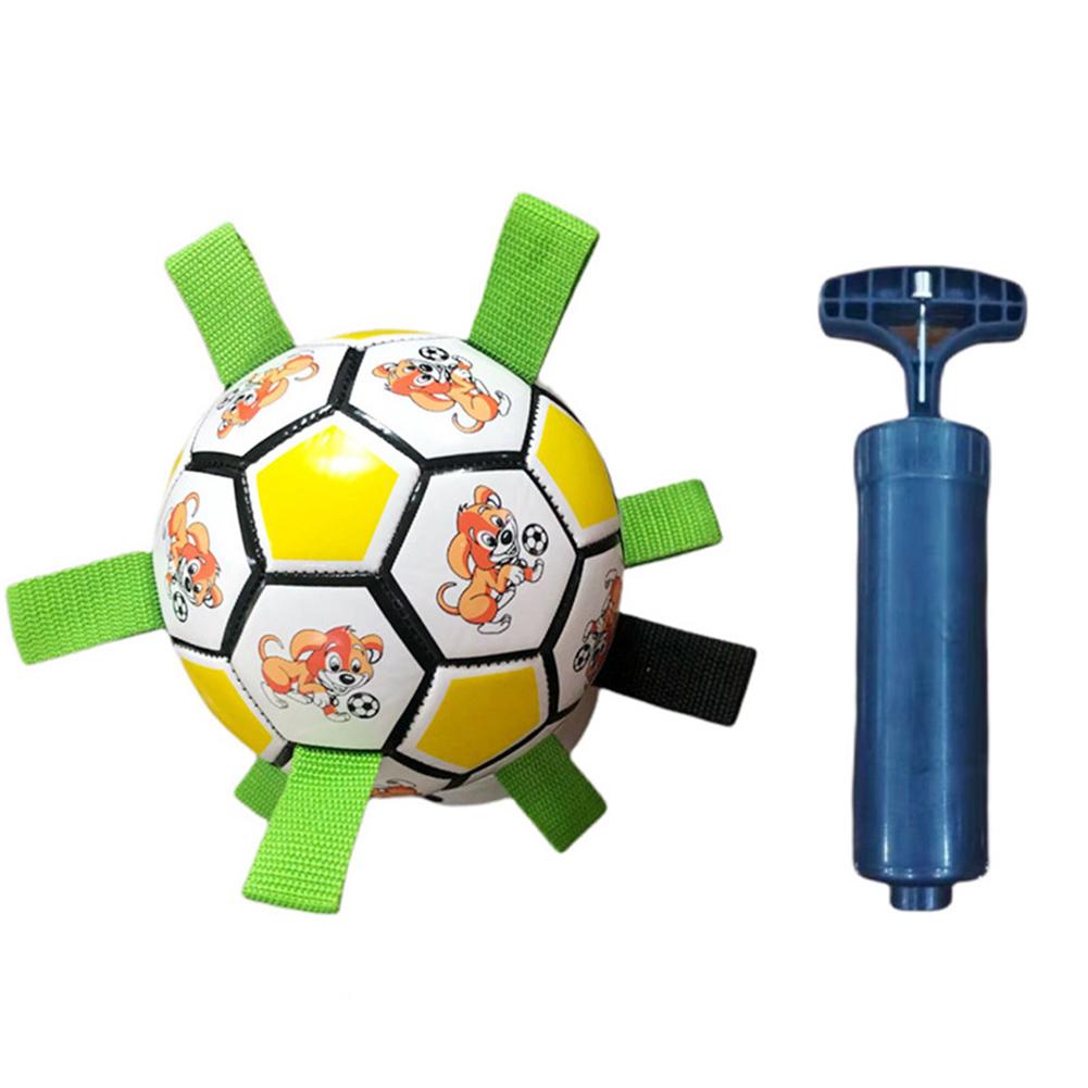 Pet Dog Football Toys Multi-functional Bite-resistant Dog Outdoor Interactive Training Toys Chew Toy