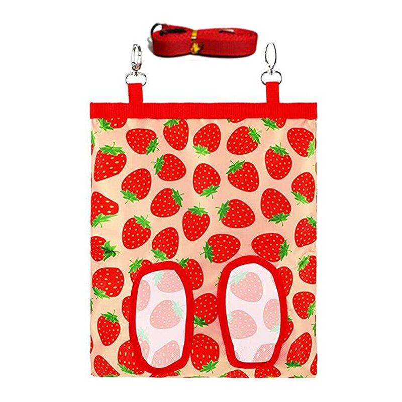 7 Colors Hay Bag Hanging Pouch Feeder Holder Feeding Dispenser Container for Rabbit Guinea Pig Small Animals Pet